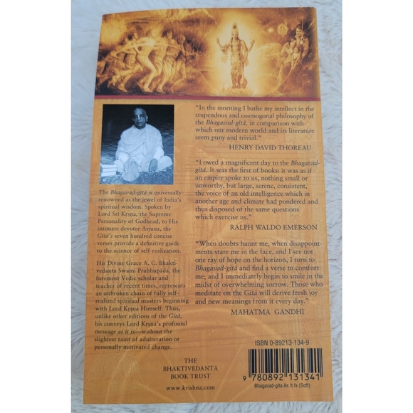 Bhagavad-gita As It Is paperback book - Picture 10 of 16